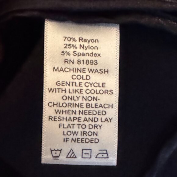 Dialogue Womens Short Navy Jacket - 3/4 Sleeves - Small - Picture 7 of 7